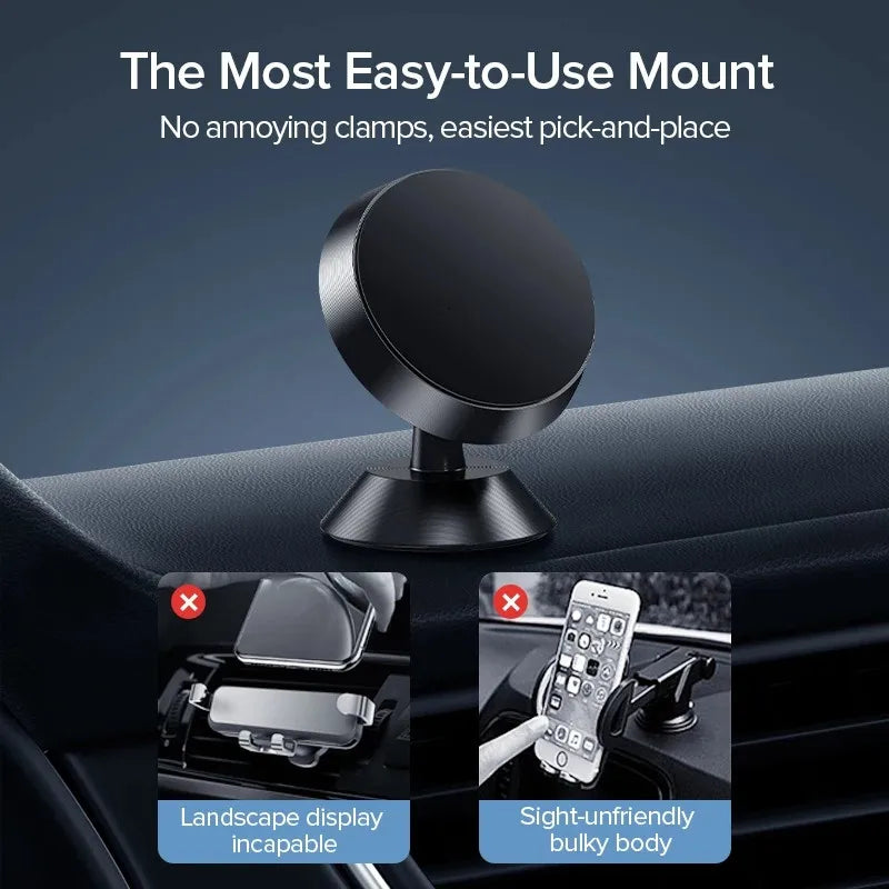 Pro-Grip: Universal Magnetic Mobile Phone Holder (Quick Installation)