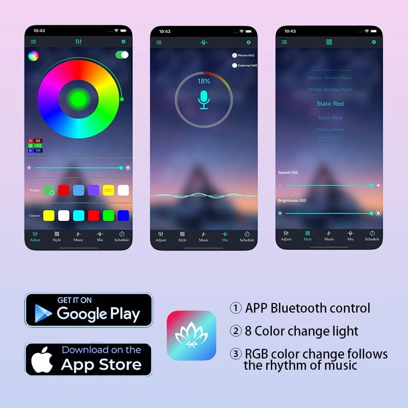 Kit Ambiente Pro: Iluminación LED Interior Inteligente (App)